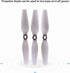 X450 RC Aircraft Propeller Blade, Propellers Blade Accessories Compatible with Vertical Takeoff and Landing Aircraft