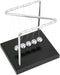 Z-Shape Newton's Cradle Balance Ball, Classic Wood Base, Metal Pendulum Balls Physics Science Ornament
