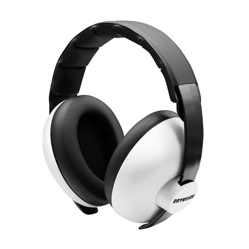Baby Headphones, Infant Ear Protection for Babies 3-36 Months, Noise Cancelling Headphones for Travel - White