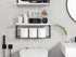 Moorfowl Please Seat Yourself Wipes Dispenser for Guest Bathroom Flushable Wipes Container Holder Cute Funny Rustic