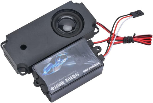 RC Car 2nd Generation Motor Sound Simulator Set, Remote Control Car Sound Engine Simulation Module with Speakers