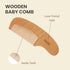 Set Set Baby Hair Brush for Newborns & Toddlers - Baby Brush and Comb - Ultra Soft Goat Hair Bristles, Perfect