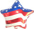 Soochat 4th of July Balloons, American Flag Mylar Balloons for Independence Day Party Decorations, 10Pcs