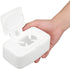 Diaper Wipe Holder: Baby Wipes Dispenser with Push-Button Lid Wipe Container Storage for Car Wet Tissue Case Makeup