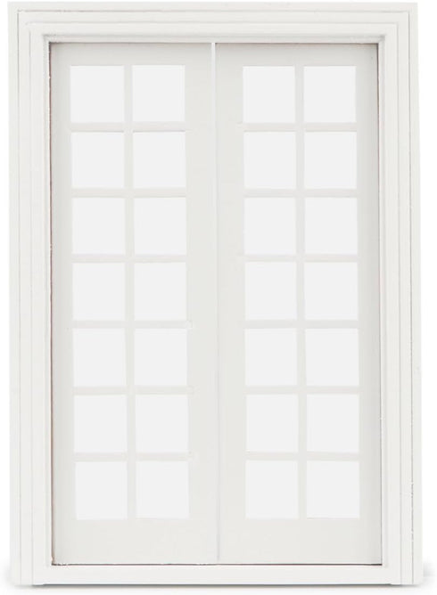 1: 12 28 Dollhouse Accessories Miniature Windows Scale Furniture Window Frame Model Panes Dollhouse Decoration Fiary