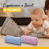 ARSAHA Pack 10 Set (12x12), 6 100% of Baby Muslin Washcloths Layers Multi-Colored Baby Washcloths Made of Organic