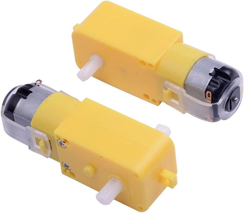2Pcs Gear Motor Dual Shaft for Smart Car Robot Arduino (Pack of 2) CYT1037