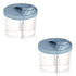 Accmor Baby Formula Dispenser On The Go, Non-Spill Rotating Four-Compartment Formula Container