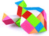 TANCH (36 1PACK) Fidget Magic Snake Cube Puzzles Twist Ruler Speed Cubes Brain Teaser Game Toys for Kids Block