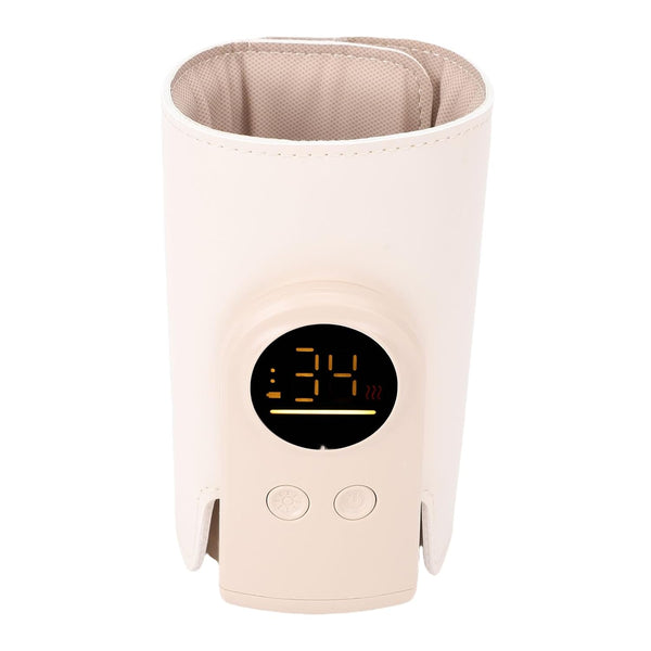 SIXRUN Constant Temperature Baby Bottle Warmer with Insulated Sleeve, USB Rechargeable, Travel