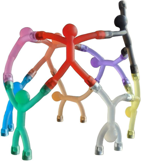 MAGMEN Magnetic Fidget Toys 10PC Opaque Set, STEM Magnetic Building Figures for