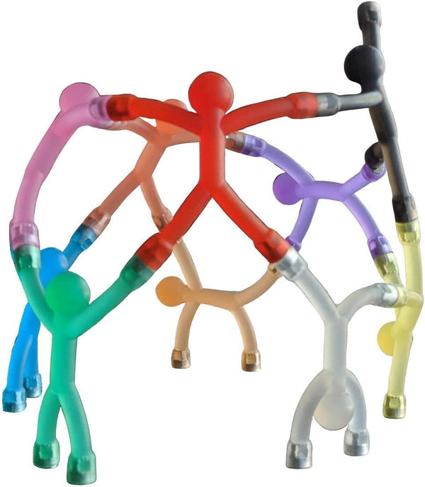 MAGMEN Magnetic Fidget Toys 10PC Opaque Set, STEM Magnetic Building Figures for