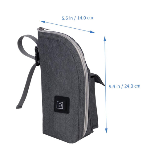 VICASKY Portable Travel Bottle Warmer for Baby Insulated Bottle Bag Constant Temperature Compatible for Breast Milk