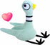 New 12" Pigeon Plush Soft Filled Bird Toy, Durable Plush for Boys and Girls, Children's Gift