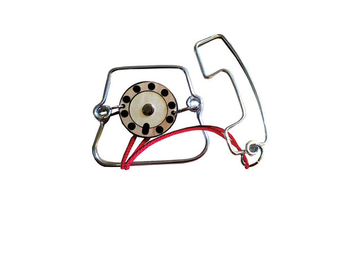 Constantin C5085 Metal Telephone Puzzle, Multi-Colour