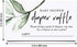 Bliss Collections Diaper Raffle Tickets for Baby Shower, Rustic Greenery, 50 Cards