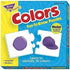 Trend Enterprises: Fun-to-Know Puzzles: Colors, Learn 16 Colors and Their Words, 24 Two-Sided Puzzles, Self-Checking, 48 Puzzles Total, for Ages 3 and Up