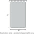 Grommet 52" 63" 1 NICETOWN Sage Green Nursery Blackout Curtains with Star Hollow Out for Girls Bedroom, Kids Cutout