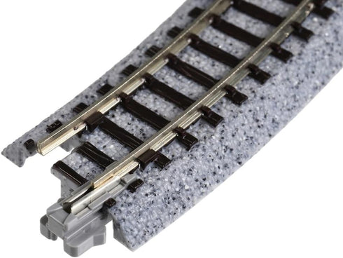 Kato 216mm (8 9/16") 15-Degree (4-Piece) USA Model Train Products Unitrack, Radius Curve Track