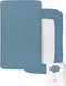 Blue Cotton Pack and Play Sheets Fitted Boy, Muslin Small Pack n
