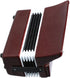 Dselvgvu 2.76"x2.36"x1.18") Miniature Accordion with Case Mini Musical Instrument Accordion Replica Collectible
