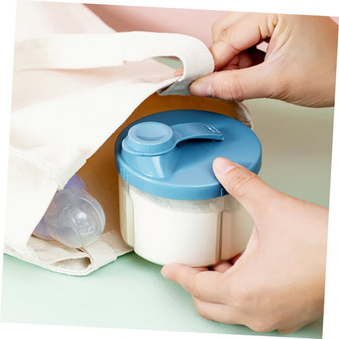 Set 2 of Portable Formula Dispenser Containers - Ideal for Milk Powder & Snacks