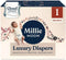 Generic New Best Millie Moon Luxury Diapers -108 Count Pack of 1