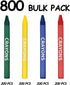 Rarlan 4 200 800 Count Crayons Bulk, Classic Colors, Boxes, Crayons
