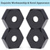 4Pcs 14mm to 17mm CNC Wheel Hex Hub Adapter for 1/8 Typhon/Kraton/Outcast/Notorious RC Big Rock Crawler Upgrades