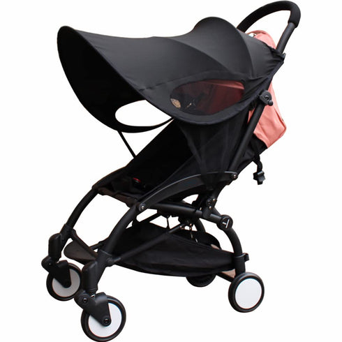 Waterproof Stroller Sun Cover, UV Protection Adjustable Buggy Sun Rain Shield, Blackout Canopy for Travel