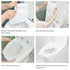 Disposable Toilet Seat Covers, 50-Count Flushable Paper for Adults and Kids, Great for Public Restrooms