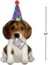 XL 41" Happy Birthday Puppy Shaped Mylar Foil Balloon