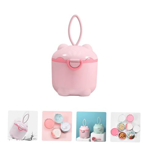 SECFOU Portable Formula Dispenser Compact Milk Powder Container for Travel Capacity Leak Safe Material for Outdoor