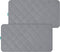 Crib Mattress Protector Waterproof Crib Sheets Fitted 2 Pack Gray Quilted Toddler