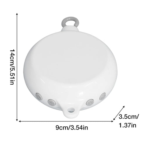 Hoghaki 35 Crib Mobile Motor, Baby Music Box Spinner, Volume Adjustable Control, Plays Tunes, Portable Sound Machine