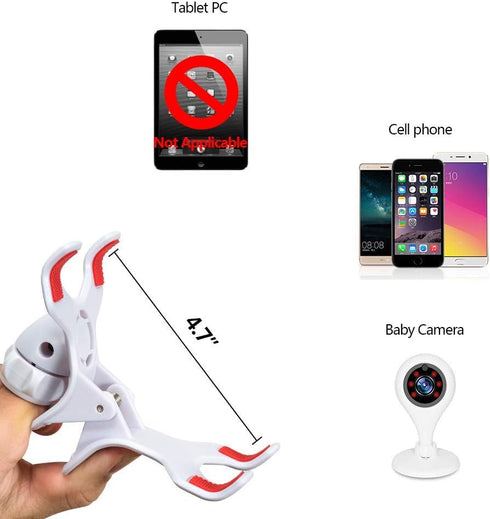 Topwon Baby Camera Mount - Universal Flexible Holder for Nursery/Baby Monitor & Mobile Phone