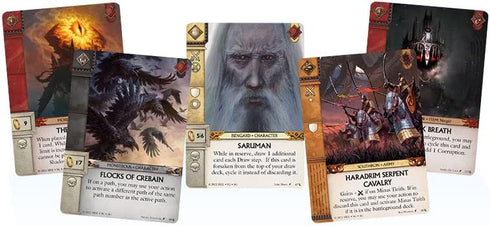 Ares Games War of The Ring: The Card Game – English Version for 2-4 Players, 60+ Minutes of Gameplay, Ages 13+