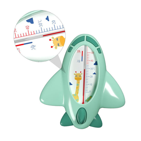 Cartoon Airplane Bath Thermometer - Safe and Fun Water Temperature Tool