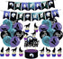 Wolf Party Decoration Theme Banners, Latex Balloons, Cupcake Toppers for Children and Adults Birthday Party