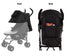 Stroller Sun Shade Cover Stroller Sun Canopy Awning for Pushchair Pram Baby Buggy Parasol Sun Umbrella with Pockets Mesh Window Adjustable Retractable