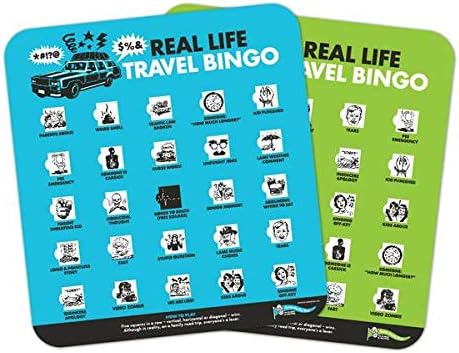 Real Life Travel Bingo - Breaking Games - Compact & Durable Family Game for Road Trips, Flights, and Adventures