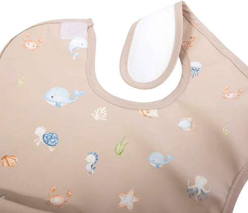 Ali+Oli Smock Bibs for Babies, BPA-Free Oeko-Tex Certified, Toddler Bibs Ages 6m+