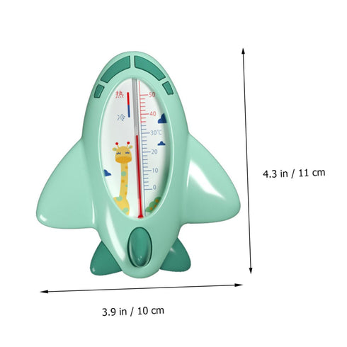 Cute Cartoon Plane Bath Thermometer - Accurate Floating Water Temperature Tool