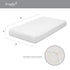 Everyday Kids Fitted Crib Sheet, 100% Soft Breathable Microfiber, White, Fits Standard Crib Mattress 28in x 52in
