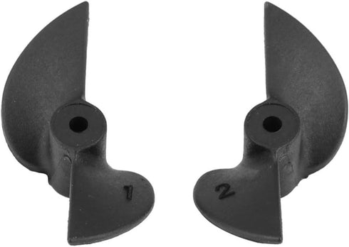 RC Boat Propellers, Durable Nylon 2 Blade Set with CW CCW Rotation
