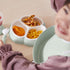 Set, 2 Pack, BabyBjoern Baby Plate Powder Green