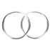 Accmor 3 inch Baby Sling Ring, Aluminium Wrap Rings, Soft Carrier Accessory for Infants & Toddlers (Bright Silver)