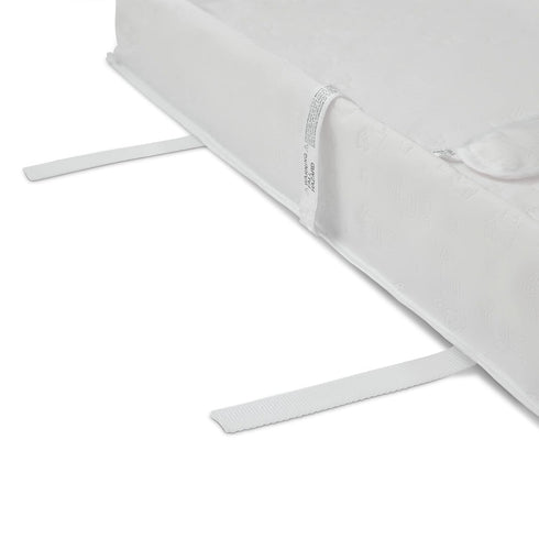 2-in-1 Serta Perfect Sleeper Deluxe Pillow Top Changing Pad & Portable Changing Mat, White