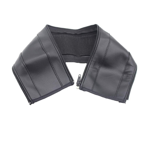 MINILUJIA Universal Baby Stroller Armrest Bumper Handlebar Sleeve Cover DustProof PU Leather Case Black
