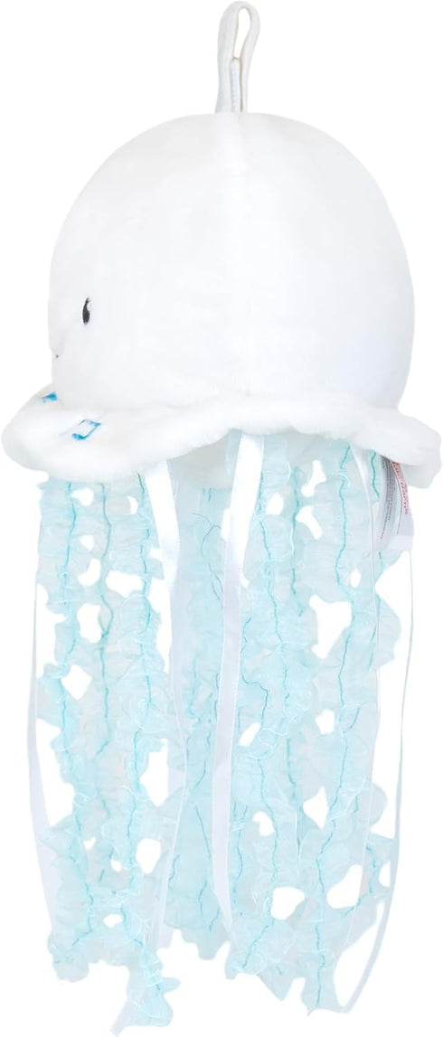 18 Inches Cuddle Barn - Jellyfish Bubbles | Soft Jelly Fish Plush Toy | Hanging Loop | Gentle Color Changing Lights |